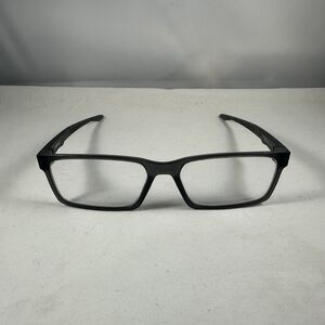 Oakley Eyeglasses Overhead Mens Satin Grey Smoke Full Rim Plastic Glasses Frames